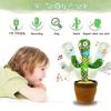 Kids Dancing Talking Cactus Toys Interactive Plush Sunny Cactus Electronic Toys Children Home Decoration Xmas Gift Kids Fun Game