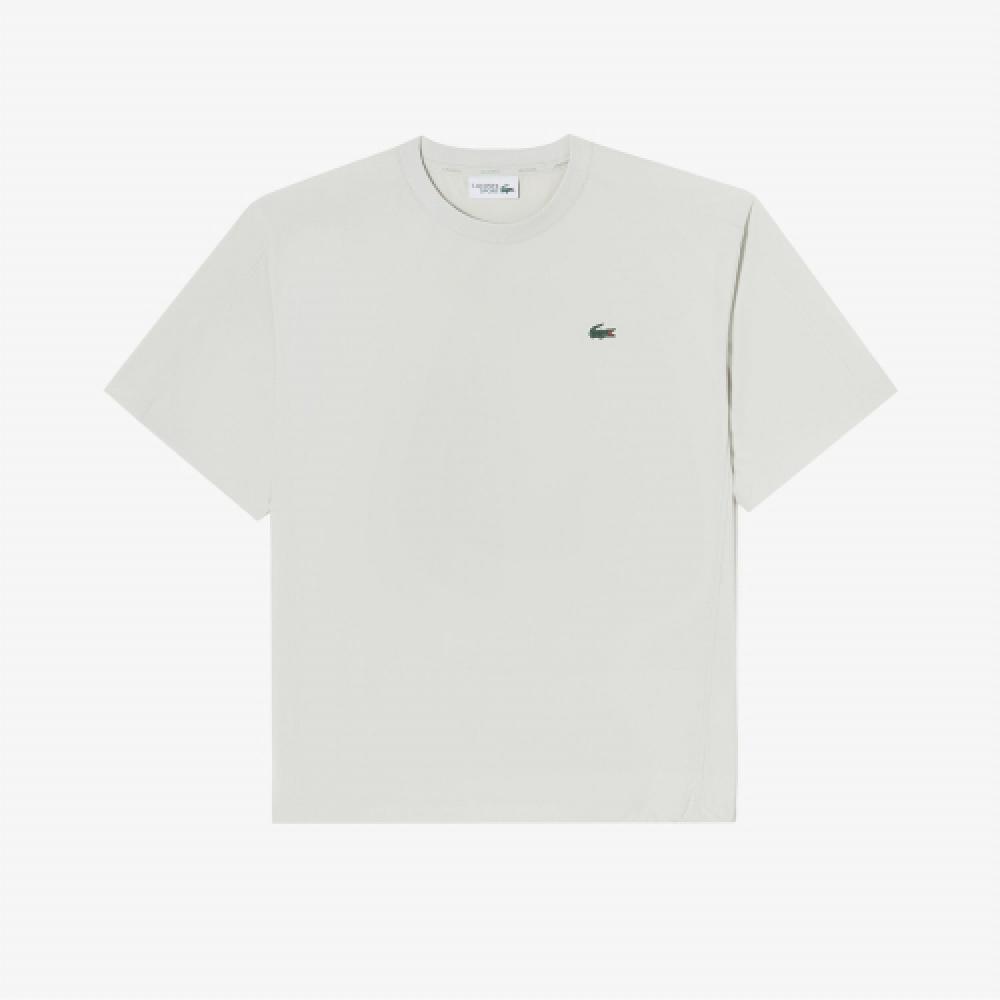 

LACOSTE Common с коротким рукавом из тканого материала [Серый Меланж]
