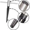 Hand Taper Reamer 1/8-1/2 (3-13mm) 5-16 Taper Reamer Chamfer Opening Countersunk Head Cutting Tool Hexagonal Shank Tool