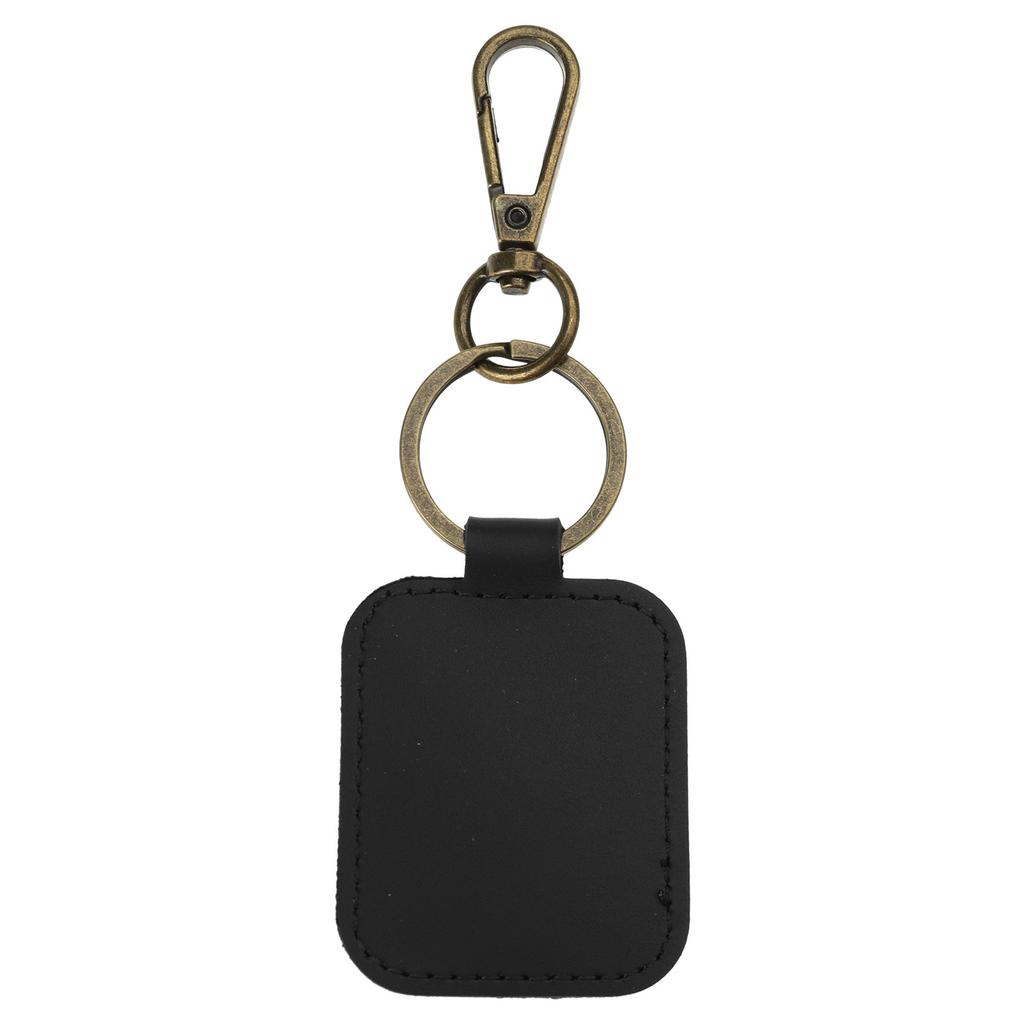 Premium Leather Ring Holder Keychain Practical Leather Keychain with Pouch Essential Accessory for Active Lifestyles