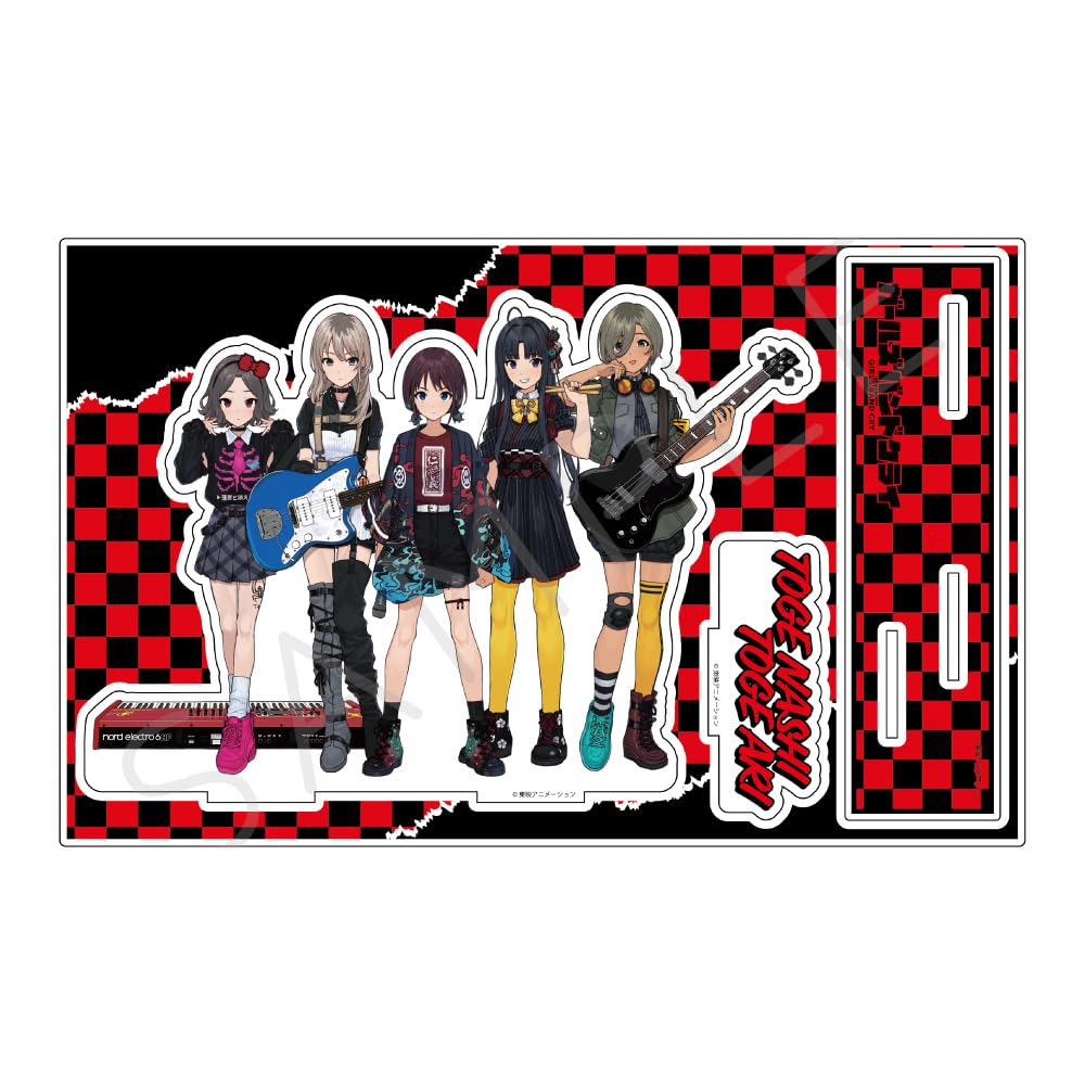 TV Anime Band 3rd Edition Big Acrylic Stand YJ "Girls Cry" [Thornless Togeari]
