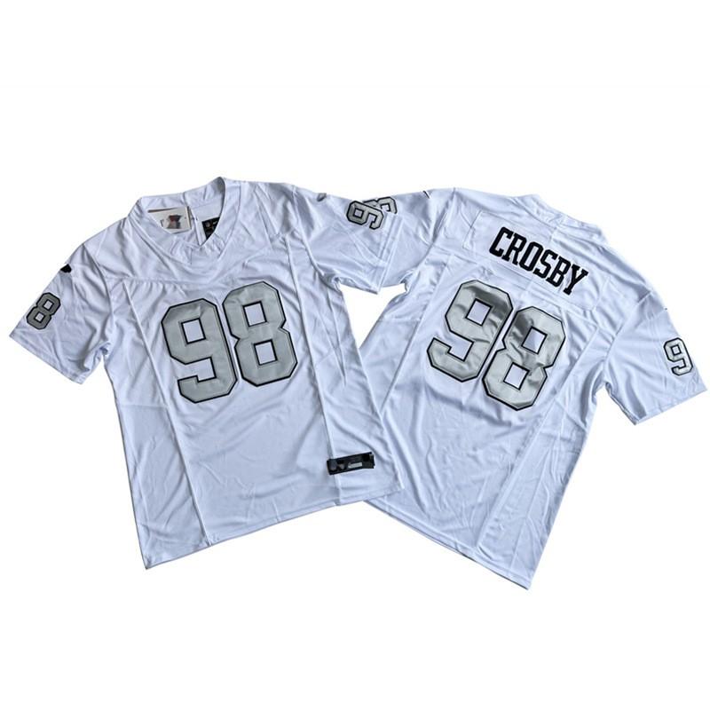 Retro Embroidered American Football Jersey Men Women Team Sports Uniform Cotton Blend Athletic Wear