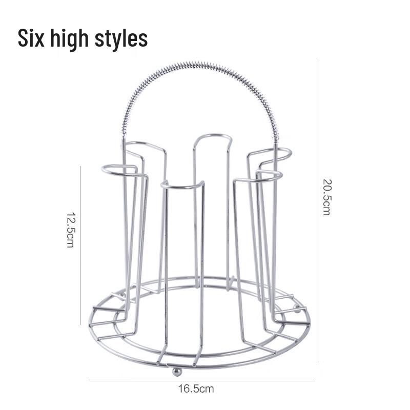 BJ Glass Cup Drying Rack with Tray