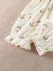 Mono de algodón con capucha para recién nacido: Mono de Verano Adorable con Broches en la Entrepierna para Bebés