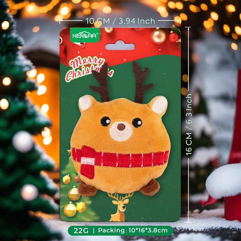 

New Christmas Cat Toys Plush To Relieve Boredom and Clean Teeth Accompany Oneself Play with Cats Pet Supplies Christmas Gifts