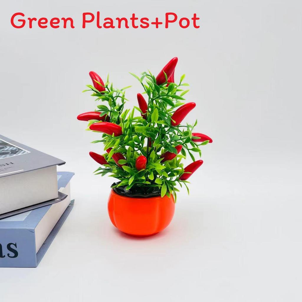 Fake Realistic Orange Fruit Tree Bonsai Celebration Decor Tabletop Arrangements