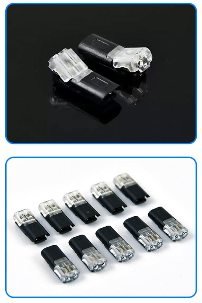 YFFSFDC Wiring Connector, Compatible with 20-22AWG, Connection Terminal, 2 Needles,