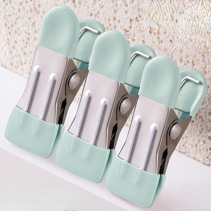 Hochbelastbare Metall-Lebensmittelklammern, Chipklammern Beutelklammern Lebensmittelklammern - Kratzfeste vinylbeschichtete Enden, Küchenklammern für Beutel Lebensmittel, Klammern Foto-Aktenklemmen