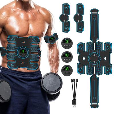 New Electric Abdominal Muscle Stimulator EMS Abdominal Trainer Abs Fitness Equipment USB Rechargeable Body Slimming Massager