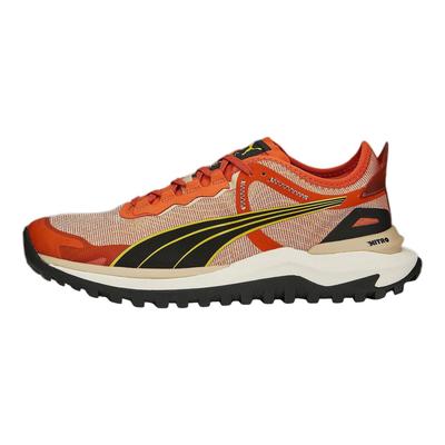 Voyage Nitro 2 Comfortable Fabric Slip-Resistant Durable Low-Top Casual Running Shoes Men Sneaker Orange Black 376919-08