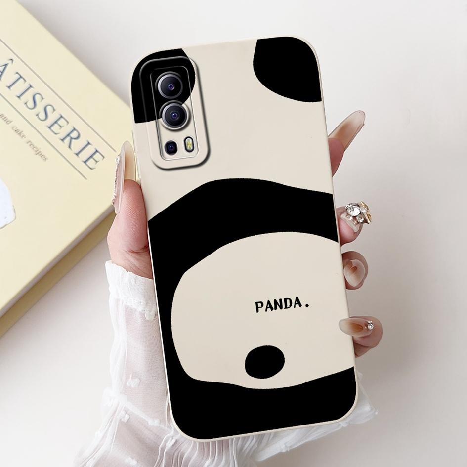 For Vivo Y52 5G V2053 Case Cute Cartoon Panda Duck Rabbit Shockproof Silicone TPU Phone Cover For Vivo Y72 5G V2041 IQOO Z3 Capa