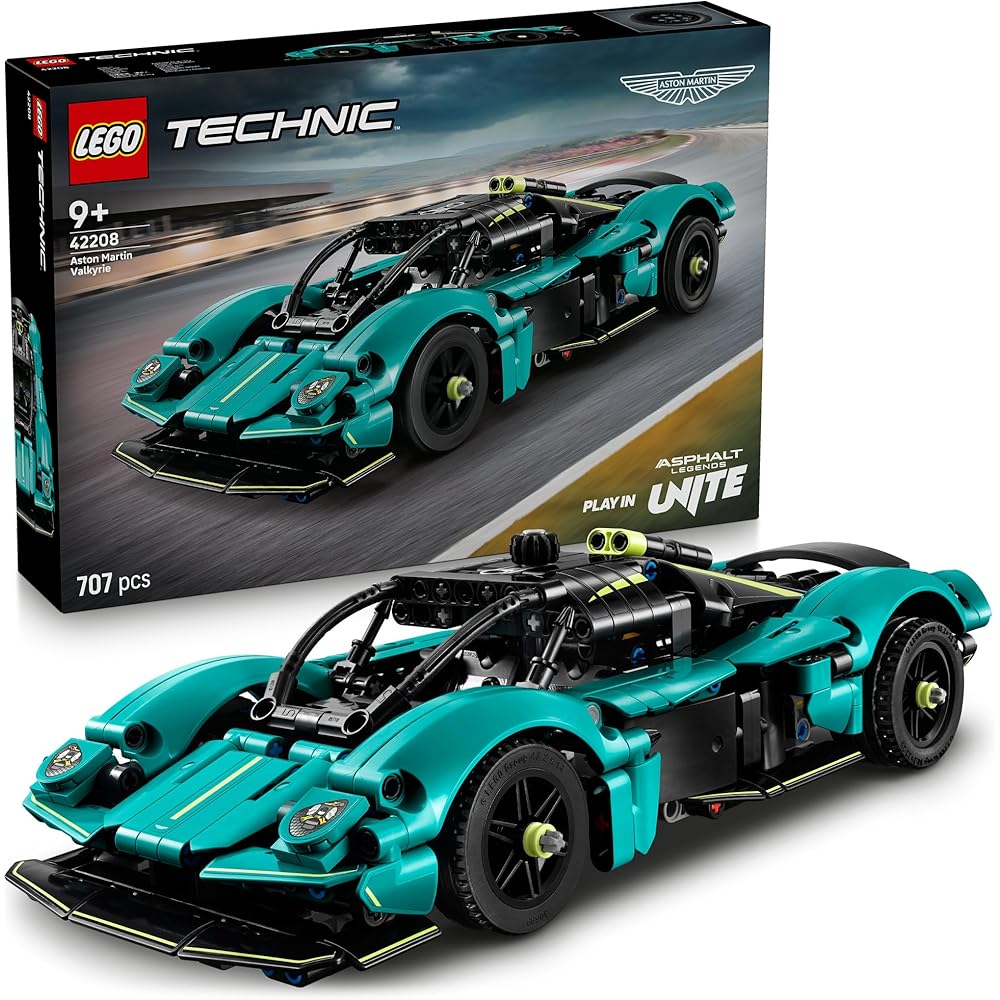 LEGO Technic Aston Martin Valkyrie Building Kit 42208 Toy for Kids Ages 9-11 Vehicle Model