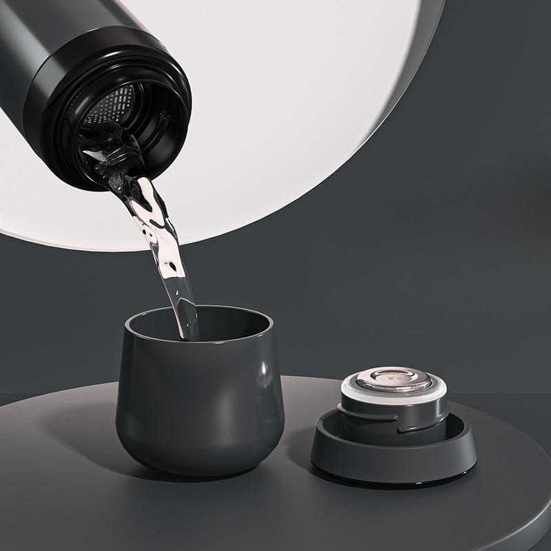 Intelligent Warm Gift Box Senior Titanium Cup High-end Braised Tea Mug for Business Fashion