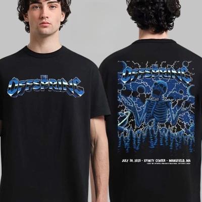 The Offspring Supercharged Worldwide North American Tour 2025 T Shirt High-end Luxury Is for Both Men and Women Top Y2k