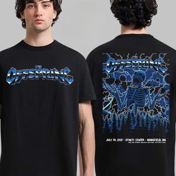 The Offspring Supercharged Worldwide North American Tour 2025 T Shirt High-end Luxury Is for Both Men and Women Top Y2k