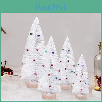 Mini-Weihnachtsbaum mit weißen Glocken Festliche Feiertagsdekoration Perfekt für Weihnachtsfeiern