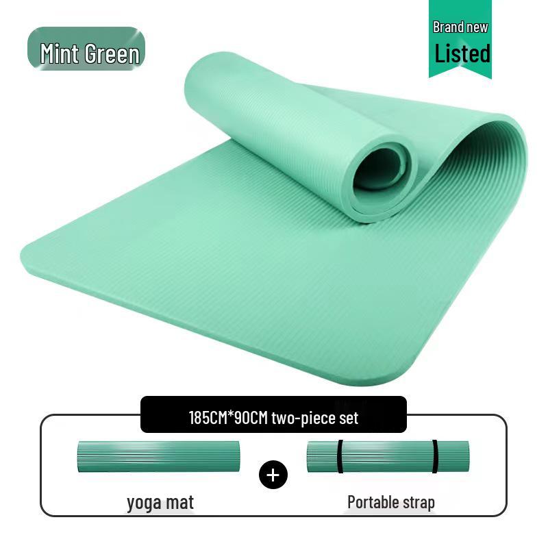 Men's Non-slip Beginner Yoga Mat - Thick, Wide, Long for Home Fitness