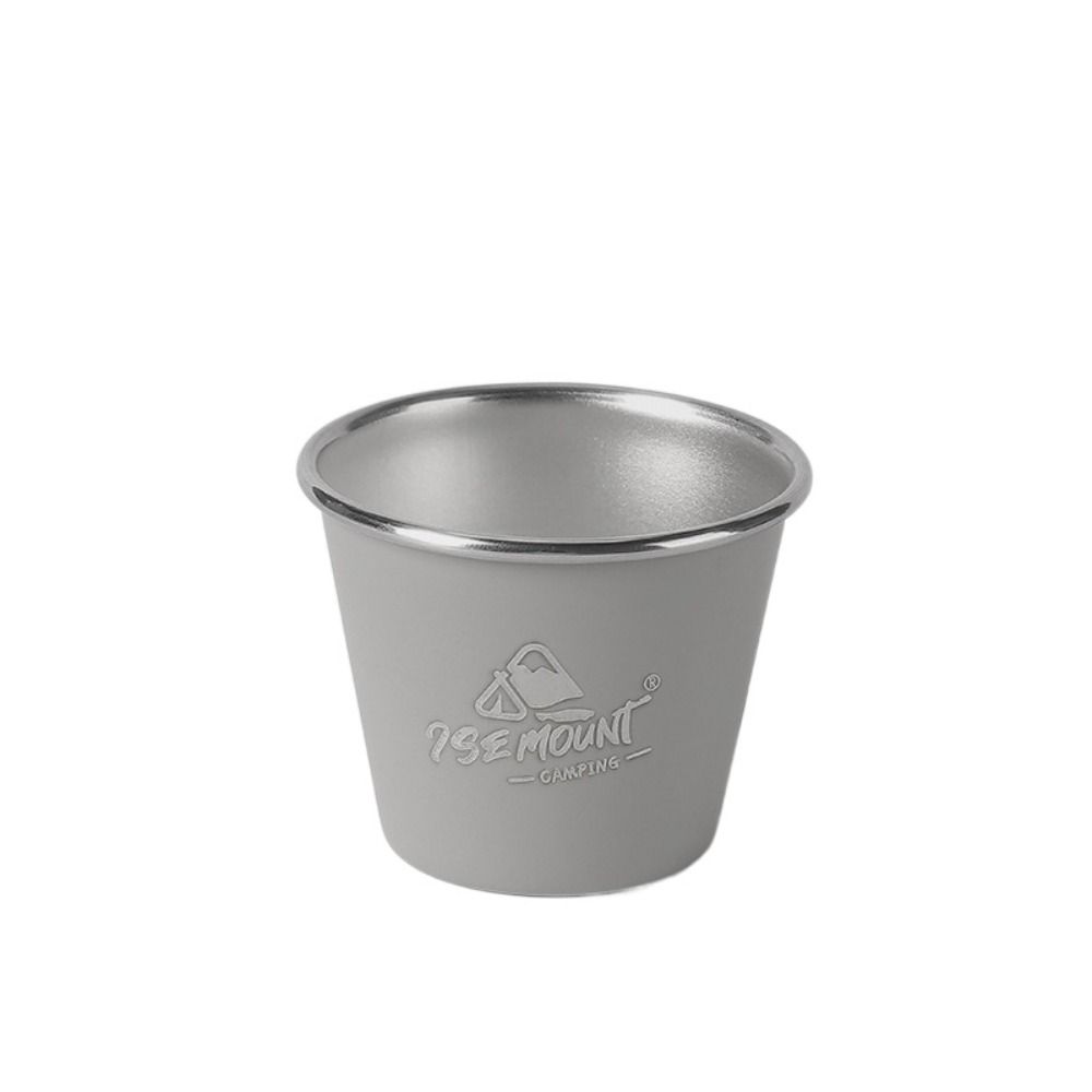 

50ml Stainless Steel Drinking Tea Cup Mini Wine Tumbler Tableware Stemless Tumbler Cup Office серый