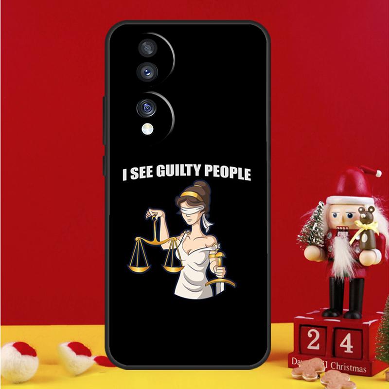 Law Lawyer Judge Justice Case For Honor Magic 8 6 7 Lite Honor X9d X9c X9b X9a X8b X8c Win 50 70 90 200 400 Pro Cover
