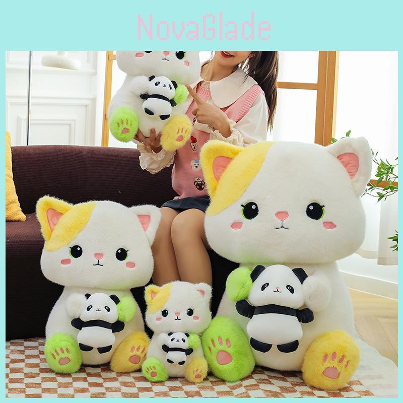Adorable Cute Bear Plush Toy Fluffy Stuffed Animal Pillow Soft Cushion Gift For Girls