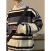 Men's Retro Striped Knit Sweater - Autumn/Winter Collection