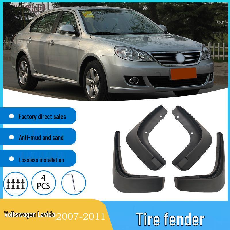 Front & Rear Mud Flaps for Volkswagen Lavida 2007-2011