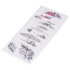 10pcs Temporary Tattoos Paper Individuality Flower Women Girl Fake Tattoo Stickers