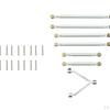1/24 Scale Rod age 133mm Wheelbase for Axial SCX0081 RC Car Crawler Trucks Upgrade Accessories