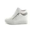 Little white shoes women's inner height increase women's shoes sports shoes casual platform high heels children's summer new high-top shoes women