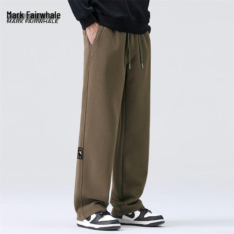 MARK FAIRWHALE Men's Casual Loose Straight-Leg Sweatpants