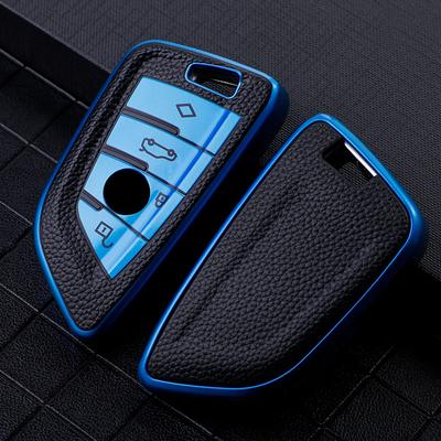 TPU Autoschlüsseletui für BMW 216i F46 X1 X2 X3 X5 X6 GT 2 5 6 7 Serie 3 4 Tasten Smart Keyless Fernbedienung Schlüsselanhänger Schutzabdeckung