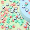 for Jewelry Making Loose Beads Creative Soft Pottery Love Mixed Beads Heart Shaped DIY Material 10pcs Decorations