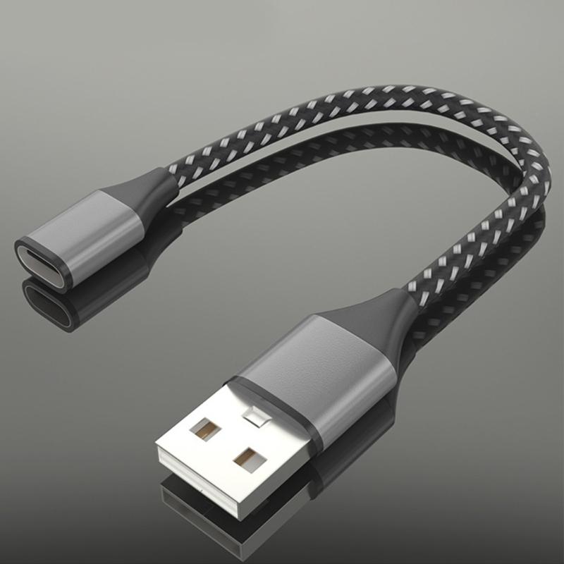 USB 2.0 Adapter Male to Type C Female Connector 480Mbps Data Sync for Laptop PC USB Chargers Extension Converter