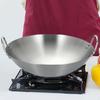 Durable Stainless Steel Wok with Handles for Cooking And Frying On Gas