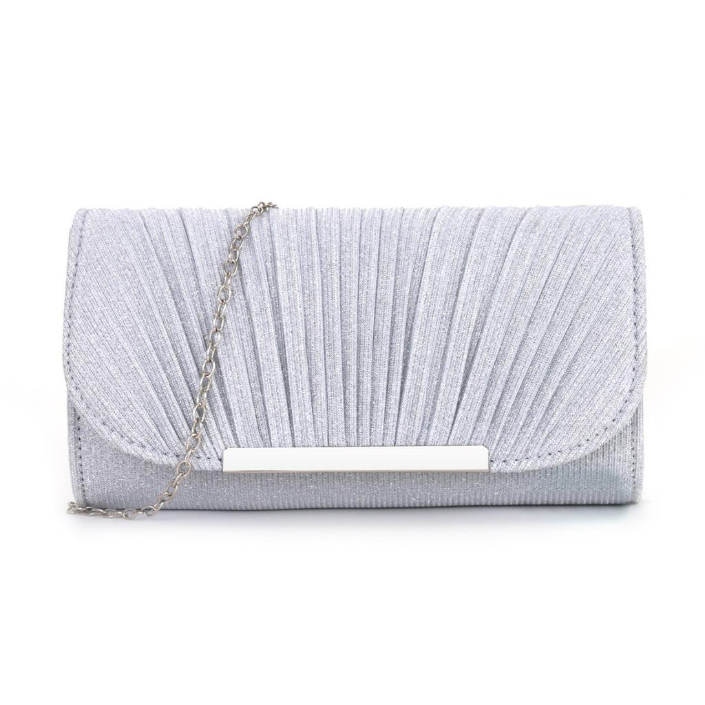 Borsa da sera a busta da donna con glitter, tracolla a catena da signora, borse a spalla, portafoglio Lg lucido, pochette da donna per matrimoni e feste, mini borsa a mano
