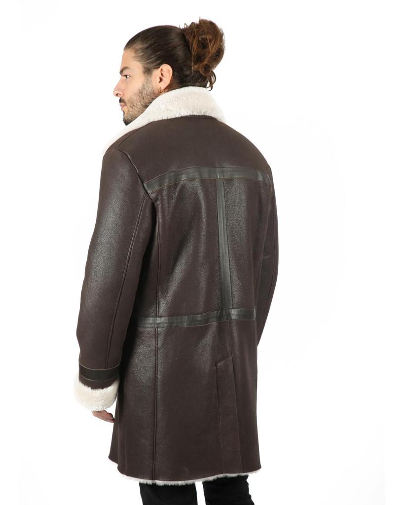 Leateher Fur Men's Coats