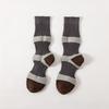 Lantern Socks, Women's Color-blocking Mid-calf Socks, Slightly Pressed Striped Women's Socks, Cotton Long Calf Socks