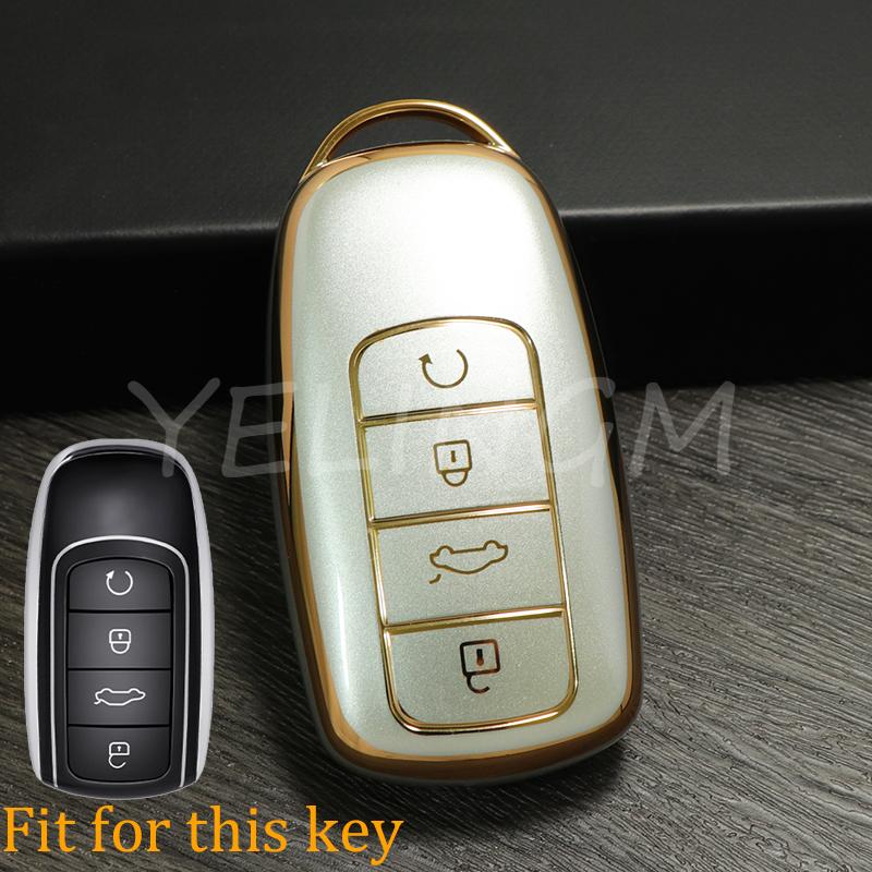 New Tpu Car Remote Key Case Cover Protector For Chery Tiggo 8Plus Tiggo 8 New 5 Plus 7Pro Max Omoda 5 C5 Accessories
