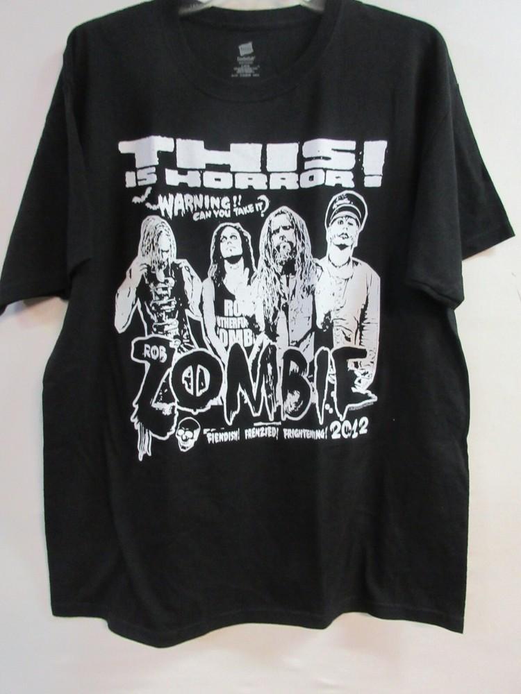 ROB ZOMBIE OFFICIAL MERCH JAMBOREE 2012 HORROR BAND CONCERT MUSIC  LARGE Unisex T-Shirt XXL