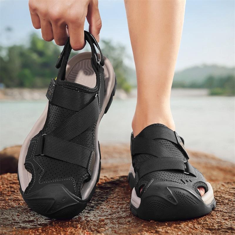 Fashion Fashion Light Casual Sneakers Men's Beach Sandals 2025 Summer Gladiator Men's Sandals Outdoor Roman Sandals Breathable Men Shoes