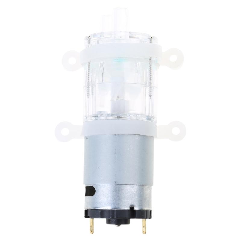 DC12V Self-priming Diaphragm Mini Pump Shock Absorption Silent Water Pump for Water Dispenser, Shower, Beauty Equipment
