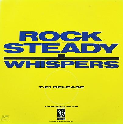 

12inch Record WHISPERS, MODERN TALKING - Rock Steady / Jet Airliner (Fasten- LWG1292PROMO VICTOR 1987 Japan Soul/Funk Used