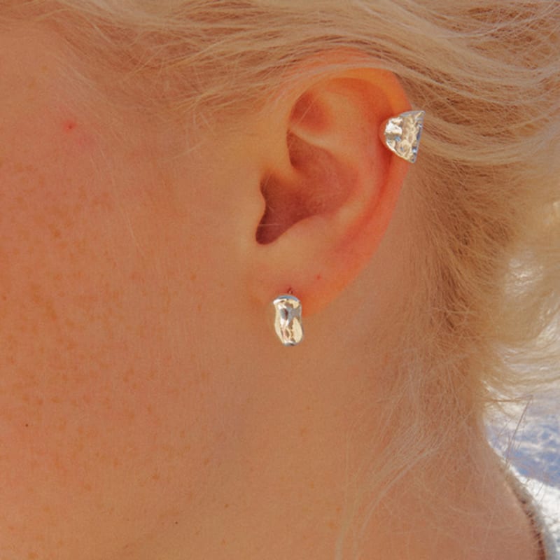 ACOOPU [925 Silver] Street bean Earrings