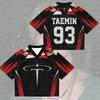 Summer Men's Women's Taemin World Tour Liminal Mixed Mesh Jersey Gift For Fans Short Sleeve Casual T-shirt Tops