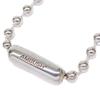 AMBUSH 121111147 BALL CHAIN NECKLACE Ball Chain Necklace SilverUsed