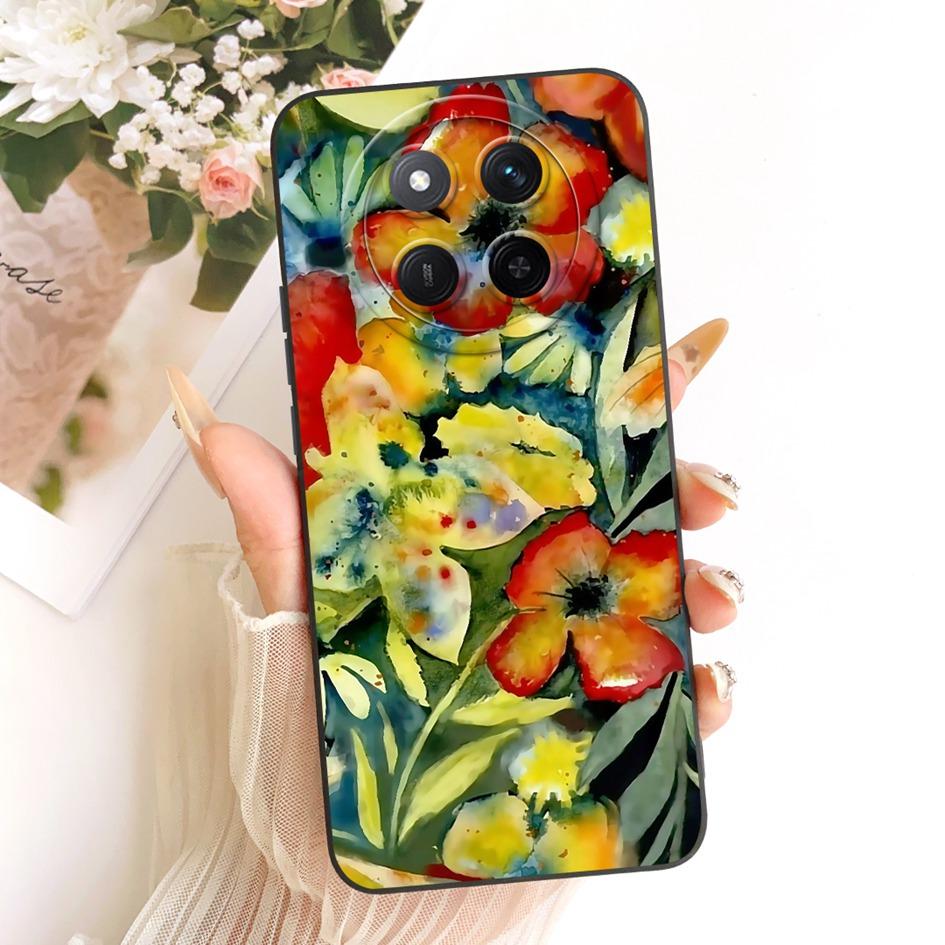 For Honor Magic 7 Lite Case BRP-NX1 Luxury Daisy Painted Soft Silicone Cover For Honor X9c Smart Bumper HonorX9c X 9c Phone Case