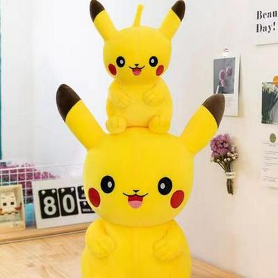 Velká plyšová hračka Pikachu - Roztomilá vycpaná panenka a polštář na spaní pro děti a dívky