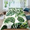 Tropical Plant Leaves Luxury Cozy Comfortable Duvet Quilt Cover Pillowcase Bedding Set Children Bedroom Decoration Home Textile