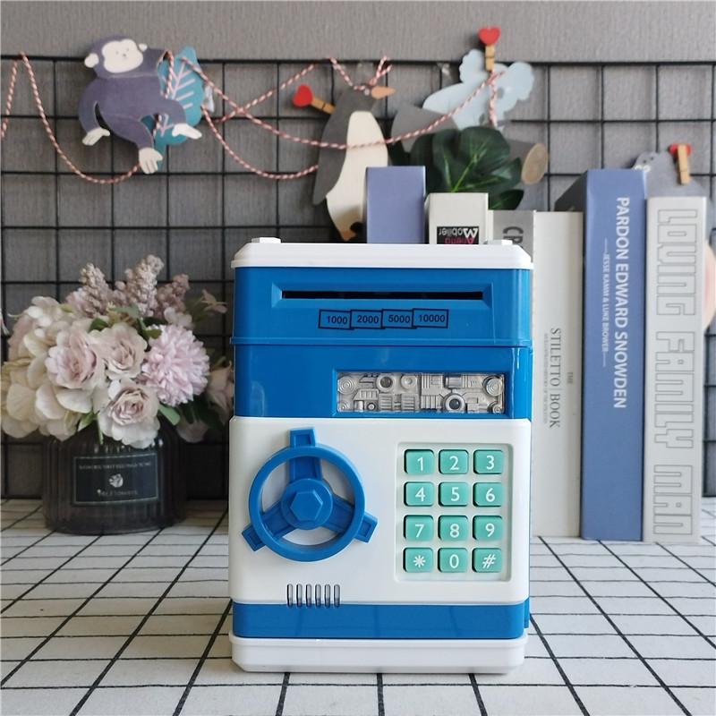 Creative Kids' ATM Piggy Bank with Automatic Money Rolling Feature