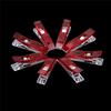 10pcs Colorful Sewing Craft Quilt Binding Plastic Clip Fabric Clamps for Patchwork Sewing Hemming DIY Crafts Tools